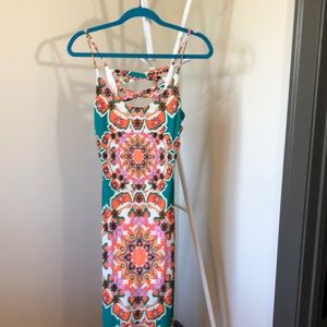 Aztec Kaleidoscope maxi dress